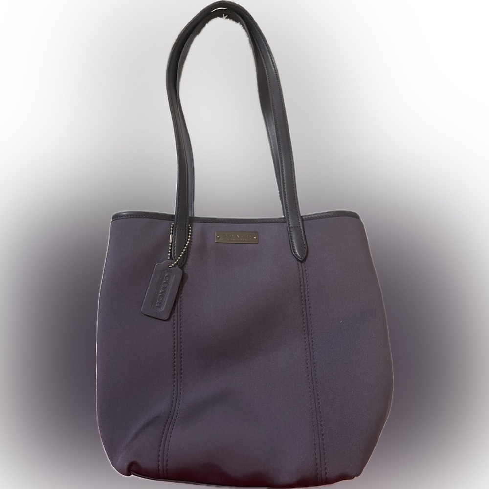 Coach Purple Tote Bag